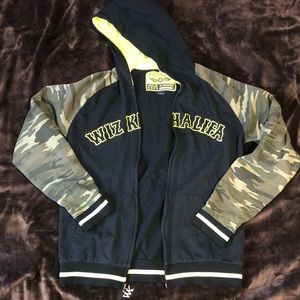 Wiz Khalifa Taylor Gang Black and Yellow Tour Merch Zip-up Hoodie Men’s Size L